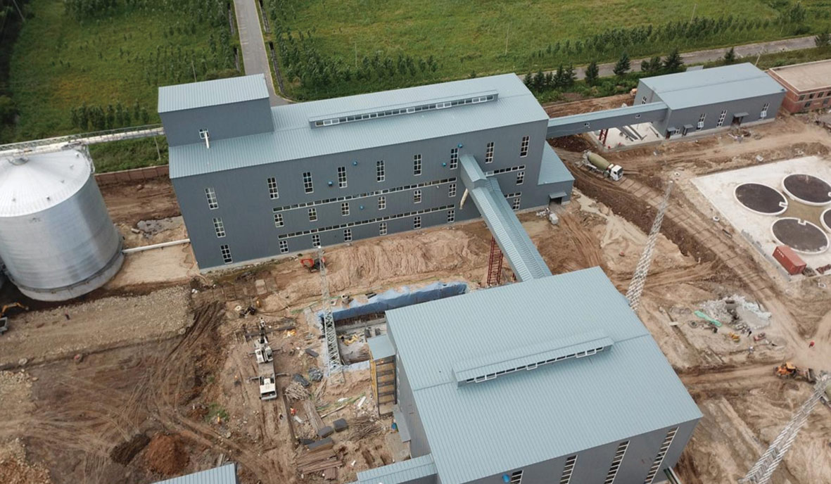 農產(chǎn)品深加工廠(chǎng)房?jì)?yōu)質(zhì)工程-黑龍江弘正大豆深加工廠(chǎng)房項目